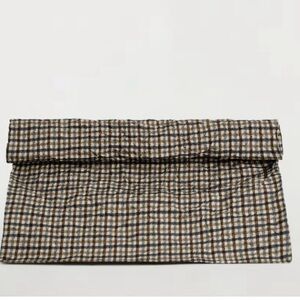 Cos Oversized Plaid Clutch